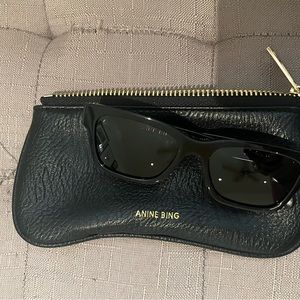 Brand new anine bing glasses black with case